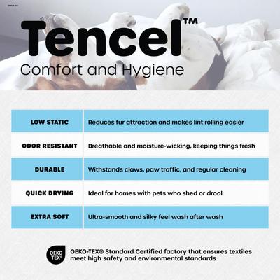 Show full view: MODERN THREADS TENCEL Lyocell Luxury Ultra Soft Down Alternative Comforter, Platinum, Queen slide 2 of 7
