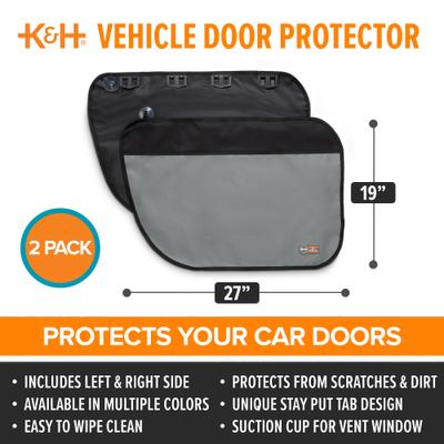 Show full view: K&H Pet Products Vehicle Door Protector, Gray slide 4 of 12