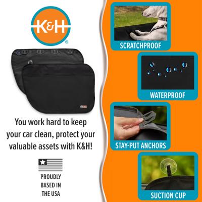 Show full view: K&H Pet Products Vehicle Door Protector, Black slide 3 of 12