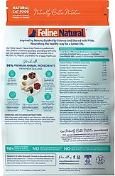 Feline Natural New Zealand Beef & Hoki Feast Grain-Free Freeze-Dried Cat Food, 11-oz bag slide 2 of 9