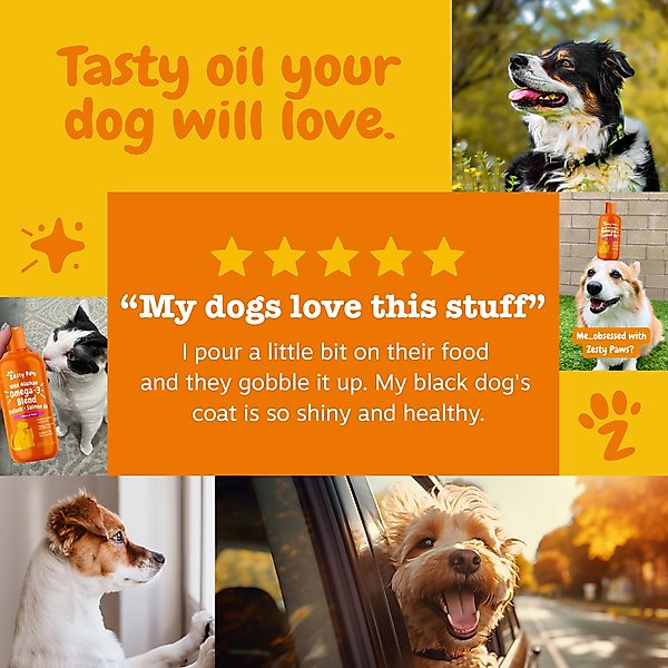 Show full view: Zesty Paws Wild Alaskan Omega-3 Salmon Oil Liquid Skin & Coat Supplement for Dogs & Cats, 32-fl oz bottle slide 5 of 10