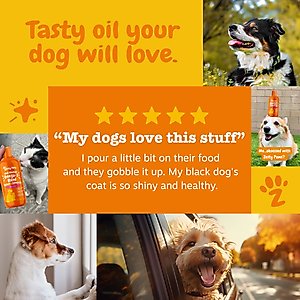 Zesty Paws Wild Alaskan Omega-3 Salmon Oil Liquid Skin & Coat Supplement for Dogs & Cats, 32-fl oz bottle