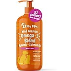 Zesty Paws Wild Alaskan Omega-3 Salmon Oil Liquid Skin & Coat Supplement for Dogs & Cats, 32-fl oz bottle