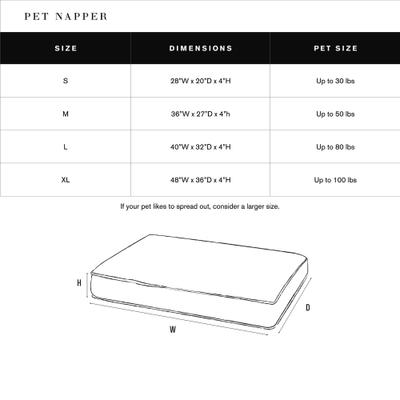 Show full view: Shinola Napper Pillow Dog Bed, Oatmeal, Small slide 10 of 10