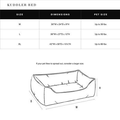 Show full view: Shinola Kuddle Dog Bed, Oatmeal, Medium slide 9 of 9