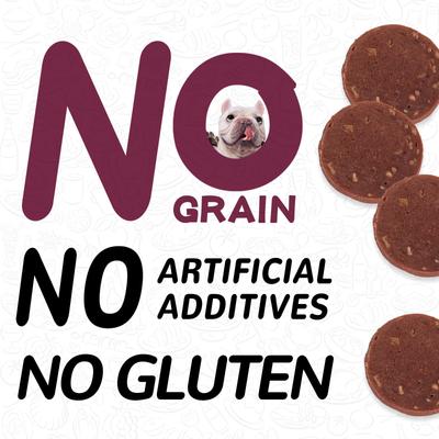 Show full view: Pawup Duck & Apple Sausage Soft & Chewy Dog Treats, 12.5-oz jar slide 4 of 10