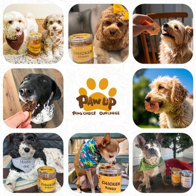 Show full view: Pawup Chicken Jerky Rings Dog Treats, 12.5-oz jar slide 8 of 10