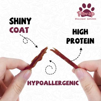 Show full view: Pawup Duck Jerky Strips Dog Treats, 12.5-oz jar slide 5 of 10