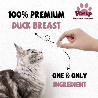 Show full view: Pawup Freeze-Dried Duck Breast Dog & Cat Treats, 4.6-oz jar slide 3 of 12