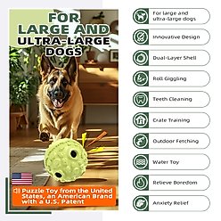 KADTC Wobble Wag Giggle Ball Dog Toy, Green slide 2 of 6