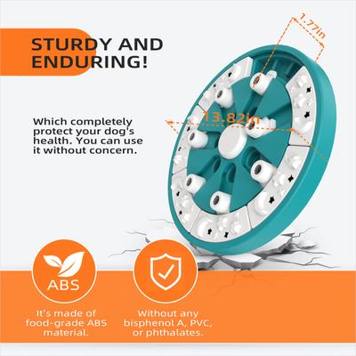 Show full view: KADTC Twister 3 In 1 Puzzle Dog Toy, Green slide 5 of 8