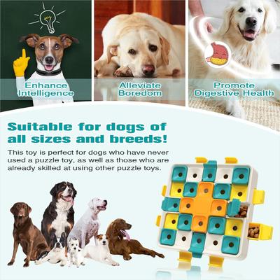 Show full view: KADTC Agic Cube 2 In 1 Puzzle Dog Toy, Green slide 6 of 7