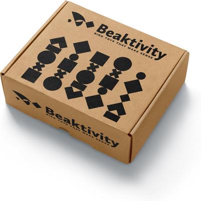 Show full view: Beaktivity Bird Toy Base Refill Kit, Multicolored Medium Wood, Small slide 2 of 4