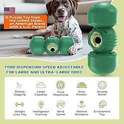 KADTC Rolling Giggle Treat Tower Dispensing Dog Toy, Green slide 2 of 6