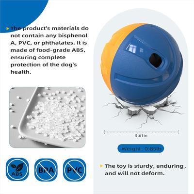 Show full view: KADTC Giggle Treat Basketball Dog Toy, Blue slide 3 of 7