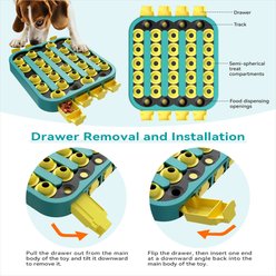 KADTC Playground 4 In 1 Puzzle Dog Toy, Green slide 2 of 6