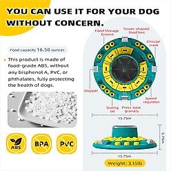 KADTC Explorer 4 In 1 Puzzle Dog Toy, Green slide 2 of 6