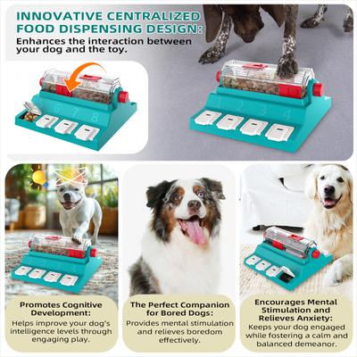 Show full view: KADTC Beer Barrel Puzzle Feeder Dog Toy, Green slide 3 of 7