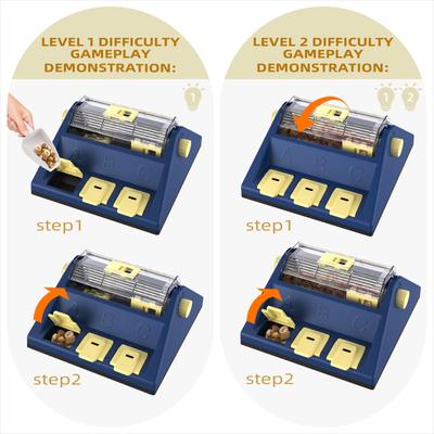 Show full view: KADTC Beer Barrel 2 In 1 Puzzle Dog Toy, Blue slide 5 of 8