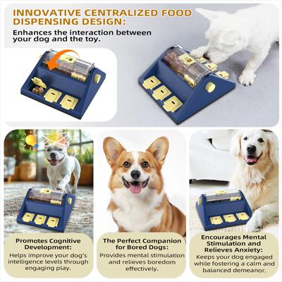 Show full view: KADTC Beer Barrel 2 In 1 Puzzle Dog Toy, Blue slide 3 of 8