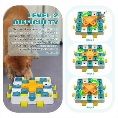 Show full view: KADTC Agic Cube 2 In 1 Puzzle Dog Toy, Green slide 5 of 7