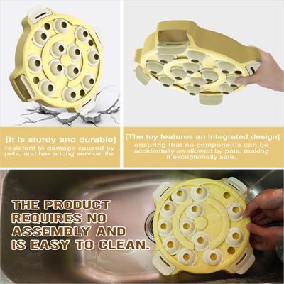 Show full view: KADTC Maze 2 In 1 Puzzle Dog Toy, Yellow slide 6 of 7