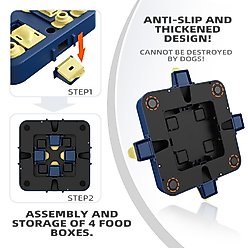 KADTC Chess 3 In 1 Puzzle Dog Toy, Blue slide 2 of 6