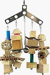 Beaktivity Boomerang Bird Toy Base, Natural, X-Large