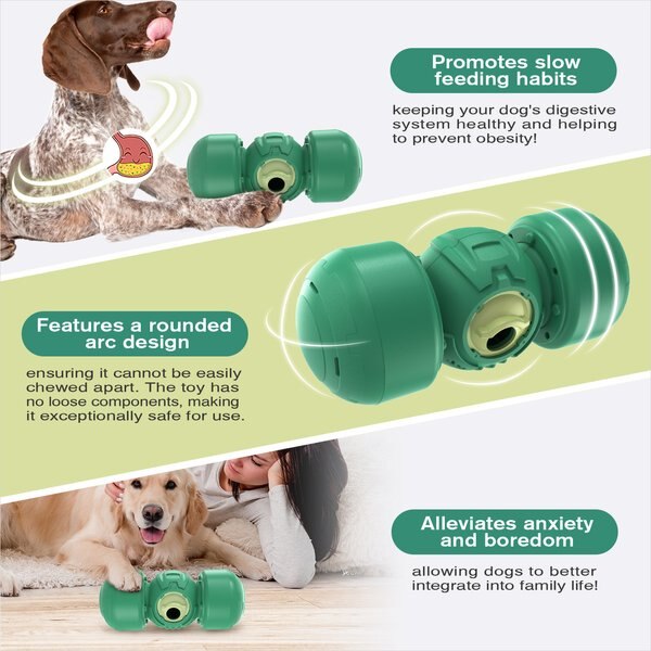 KADTC Rolling Giggle Treat Tower Dispensing Dog Toy