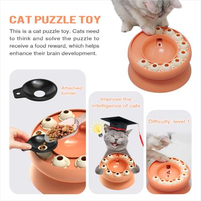 Show full view: KADTC Weight Loss Bowl Puzzle Cat Toy, Pink slide 5 of 8