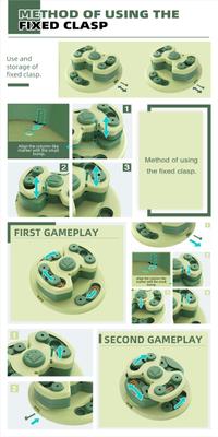 Show full view: KADTC Tornado 3 In 1 Puzzle Dog Toy, Green slide 6 of 8