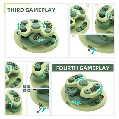 Show full view: KADTC Tornado 3 In 1 Puzzle Dog Toy, Green slide 7 of 8