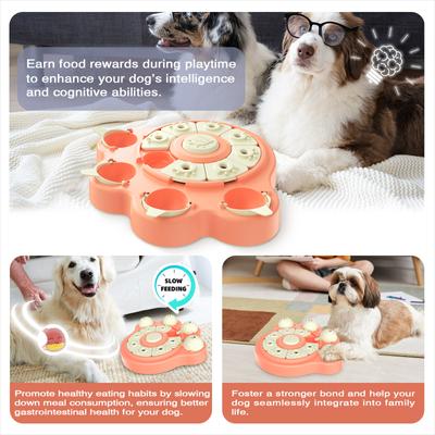 Show full view: KADTC Paw Beginner Puzzle Dog Toy, Pink slide 5 of 7