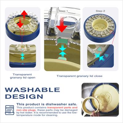 Show full view: KADTC Puzzle Bowl Puzzle Dog Toy, Blue slide 6 of 7