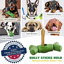KADTC Durable Bully Stick Holder Dog Toy, Green, X-Large slide 2 of 6