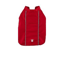 Hip Doggie HD Hoodless Dog Raincoat, Red, X-Large
