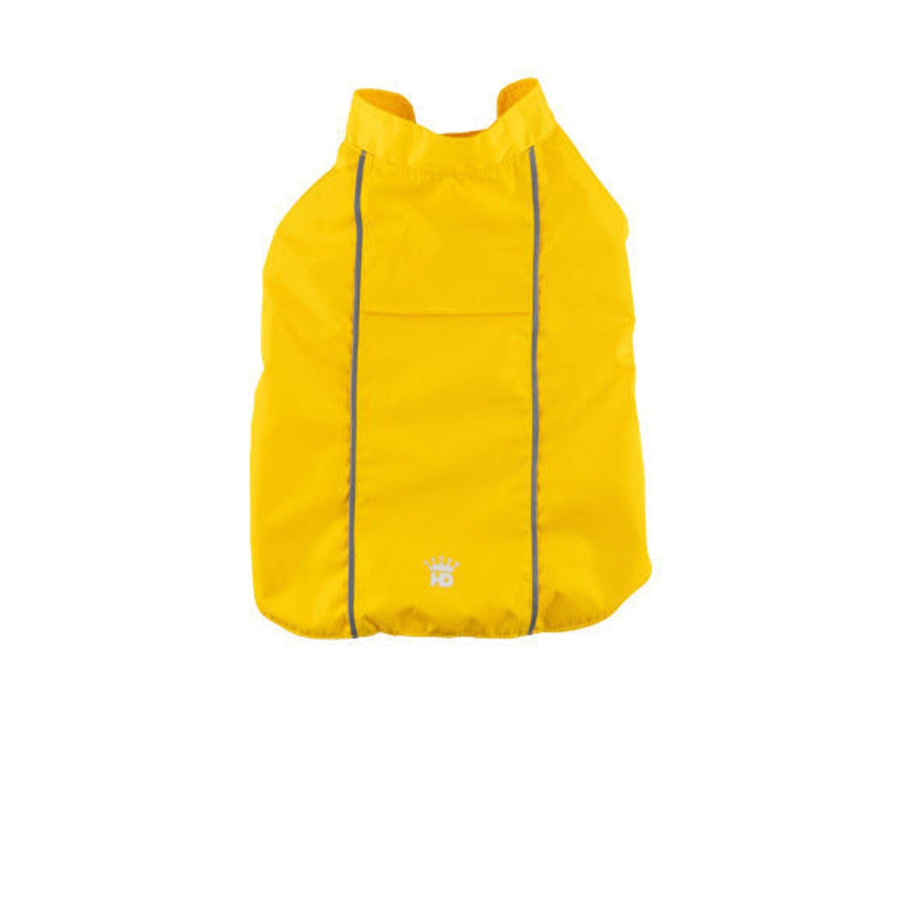 Hip Doggie HD Hoodless Dog Raincoat, Yellow, Small