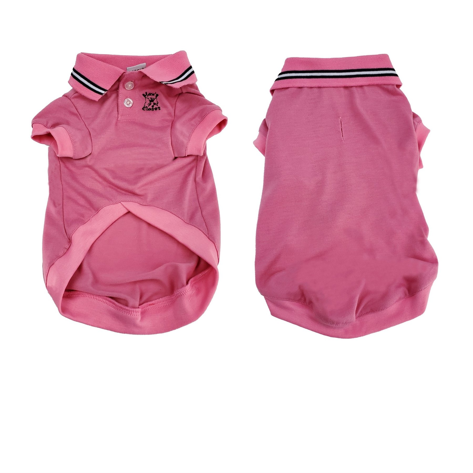 Max's Closet Dog Polo Shirt, Hot Pink, Large