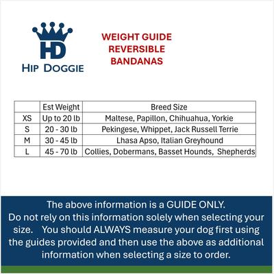 Show full view: Hip Doggie Prince Reversible Dog Bandana, Small slide 7 of 8