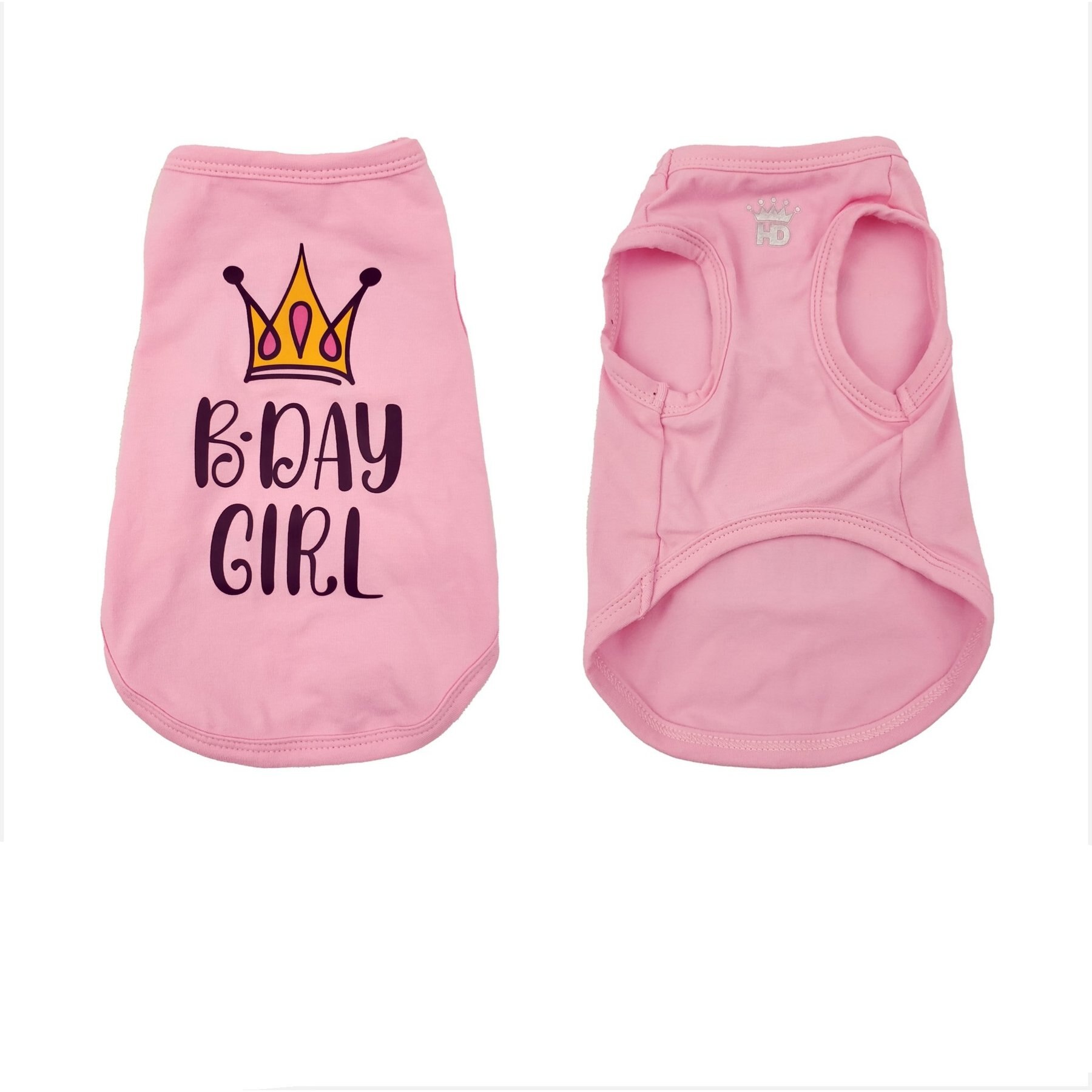 Hip Doggie Birthday Girl Dog Tank, Medium