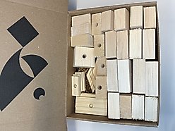 Beaktivity Bird Toy Base Refill Kit, Natural Soft Wood, Small/Medium