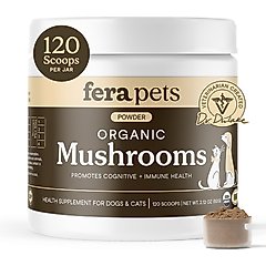 Fera Pets Mushroom Immune Support Dog & Cat Supplement, 120 servings