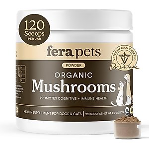 Fera Pets Mushroom Immune Support Dog & Cat Supplement, 120 servings