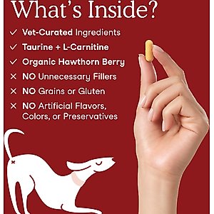 Fera Pets Cardiac Support Salmon Flavor Dog & Cat Supplement, 120 capsules