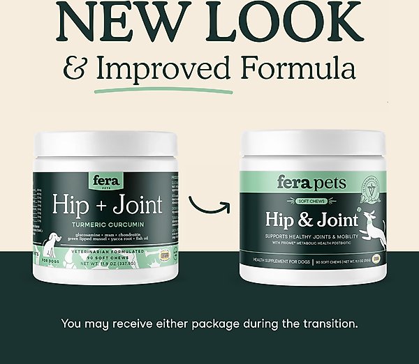 Show full view: Fera Pets Hip & Joint Soft Chew Supplement for Dog, 90 count slide 2 of 11