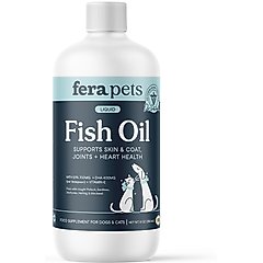Fera Pets Fish Oil + Vitamin E Dog & Cat Supplement, 8-fl oz bottle