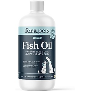 Fera Pets Fish Oil + Vitamin E Supplement for Dog & Cat, 8-fl oz bottle