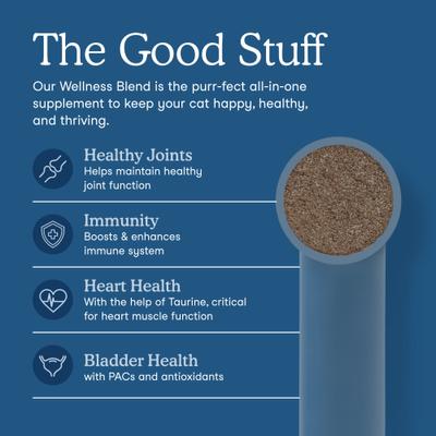 Show full view: Fera Pets Wellness Blend Powdered Supplement for Cats, 2.1-oz jar slide 3 of 9