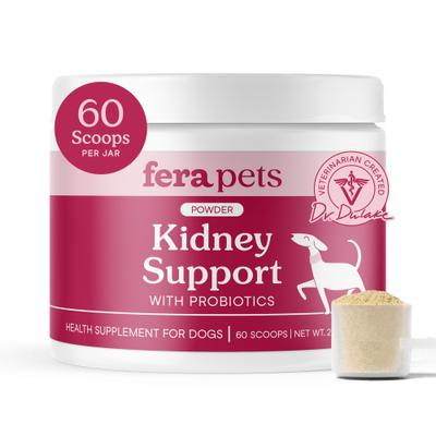 Show full view: Fera Pets Kidney Support Powdered Supplement for Dogs, 2.1-oz jar slide 1 of 11