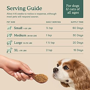 Fera Pets Whole Food Multivitamin Powder Topper for Dogs & Cats, 60-tsp